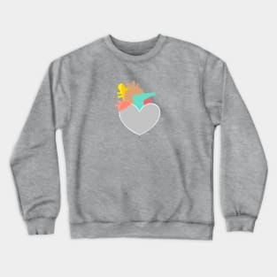 retro heart and arteries Crewneck Sweatshirt